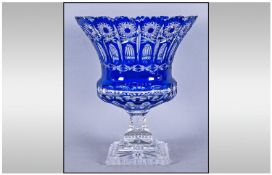 Venetian Glass Vase, with blue