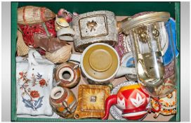 Box of Assorted Collectables and Ceramics.