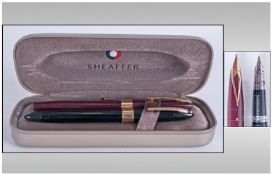 Sheaffer 1970`s Fountain Pen with gold band & hook and Palladium knib. plus a further 1970`s