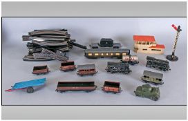 Assorted Collectable Trains and Track including Pullman Trix Train carriage, Hornby- Dublo, by