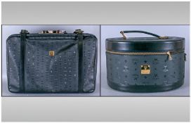 MCM Suitcase & Vanity Case.