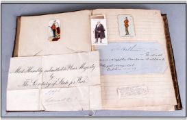 Military Interest, Comprehensive Autograph Book Containing  the signatures of King Edward VII, H.R.