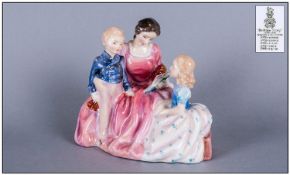 Royal Doulton Early Figure `Bedtime Story` HN 2059, Designer L.Harradine, 4.75`` in height.