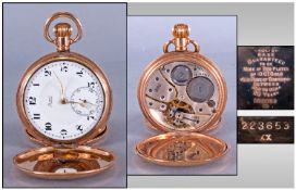Limit 10ct Gold Plated 15 Jewel Pocket Watch. Condition is over wound, the gold finger needs