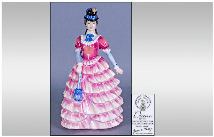Royal Doulton Collectors Club Figure ``Diane`` HN 3604, designer N Pedley, issued one year only