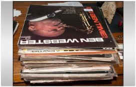 Selection of LP`s Mostly Jazz Including Ben Webster `Big Ben Time`, George Lewis, `Live Concert`,