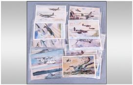 28 Watercolour Prints By Salmon Publishing Of World War II Fighters & Bombers.