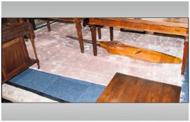 Large Room Size Wool Rug in Light Pink Colour.