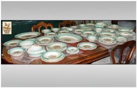 An Extensive Part Dinner Set By Susie Cooper Productions, Crown  Works, Burslam, with  a typical