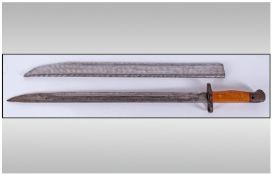 Bayonet And Scabbard, Looks to be India pattern Mk 1.