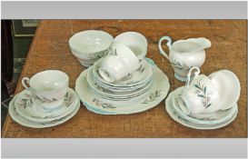 Royal Standard Part Teaset including cups, saucers & sideplates. Pattern number 1795. Marked to