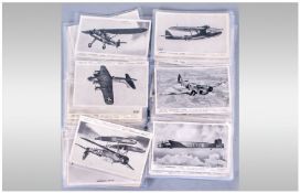 59 Real Photographic `Proficiency Test 3rd Class` Cards By Valentine Issued For WWII.