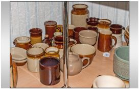 Various Stoneware Collection of Approx 33 Small Pots and Jars