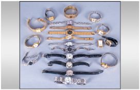 8 Mixed Lot Of Ladies Wristwatches, Various Periods And Styles, Comprising Royal London Quartz,