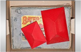 Bayko Building Set in Original Box and Instructions