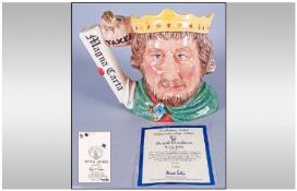 Royal Doulton Limited Edition Collectors Club Character Jug, `King John` D7125, Issued 1999. Number