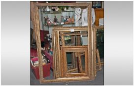 A Good Collection Of Assorted Georgian/Victorian PEriod Frames, various sizes & styles.