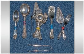 Collection Of Flatware Including Silver plated tea spoons, soup spoons, forks etc