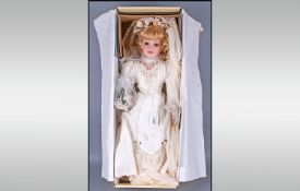 Three Heart Inc.Palmary Collection Doll `Rebecca`, limited edition 256/2000, bisque head with glass