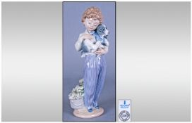 Lladro Collectors Club Figure ``My Buddy`` Model number 7609, issued 1989 only, members only,