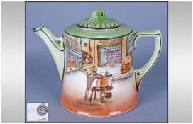 Royal Doulton Early Dickens Series Ware Teapot `Sam Weller` D1973, 5`` in height.