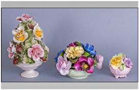 Small Collection Of China Posy Ornaments including Radnor and Denton.