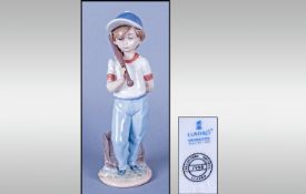 Lladro Collectors Society Piece 1990 `Can I Play`. In Original Box 8`` High