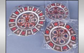 1128 Old Imari Pattern 3 Pieces. 1 x 9`` Plate, 1 x 7`` Plate and 1 x Cereal Bowl.