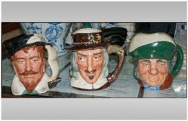 WITHDRAWN   Royal Doulton Character Jugs, 3 In Total. 1, ``Izaak Walton`` D 6404 to commemorate of