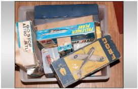 Mixed Collection of Early 20th C Boxed Toys to include Japanese Tin Plate Speedy Boat, Chinese Tin