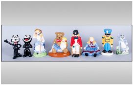 Collection Of 7 Wade Figures Comprising Collectors Club Laughing Felix The Cat, Collectors Club