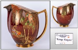 Carltonware Rouge Royale Jug `Storks` Pattern, Circa 1950`s. 7`` in height, excellent condition.