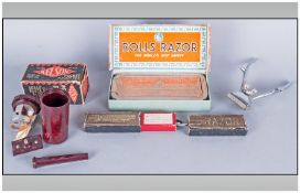 Collection Of Razors Including boxed Rolls Razor, Kelson, Kropp.