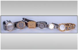 Mixed Lot Of Gents Wristwatches, Various Periods And Styles, Comprising Seiko, Noblia, Lassale Etc