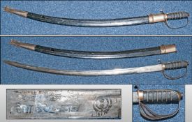 Indian Manufacture Light Cavalry Troopers Sword. Display purposes