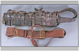 Ammunition Pouch together with a Leather Belt.