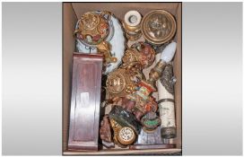 Box of Miscellaneous - mostly Oriental pottery and figures.