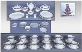 Royal Doulton Fine Bone China 64 Piece Part Dinner And Tea Service, Braemar pattern, H 5035.