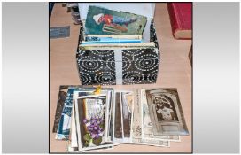Box of Vintage Postcards, Various Subjects etc.