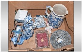 Collective Lot. Comprising of JM & Son Jug, Royal Jubilee Ashtray, Fortune Telling Cards,