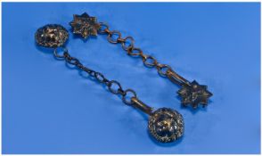 Victorian Pair of Liverpool Police Metal Cape - Tunic Badges/Clasps. For the Liverpool Policeman