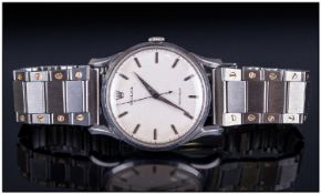 Gents Rolex Precision Wristwatch, reference 4561 number 487211 Circa 1948. Champagne dial with