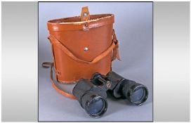 Pair of Zenith Field Binoculars triple tested coated optics 7 x 50. With case.