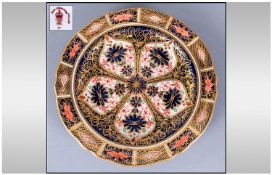 Royal Crown Derby Imari Pattern Cabinet Plate. Date 1911. Diameter 7 inches. Mint condition.