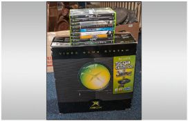 Sega GT2002 Jetset Radio Future X Box System with 2 controllers and 9 games. Games include Hitman 2,