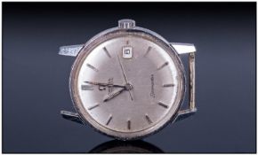 Gents Omega Automatic Seamaster Wristwatch, silvered dial, batons and hands with date aperture, 35mm