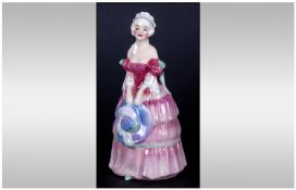 Royal Doulton Miniature Figure ` Monica ` Reg No.77349. M64. Issued 1934-1949. Height 4.5 Inches.