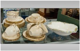Alfred Meakin Part Teaset together with `Harmony` Shape bowl.