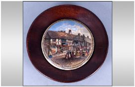 Victorian Prat Ware Pot Lid Circa 1860`s `Shakespeare`s House, Henley St, Stratford Upon Avon` 4.