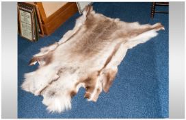 Reindeer Pelt Rug.